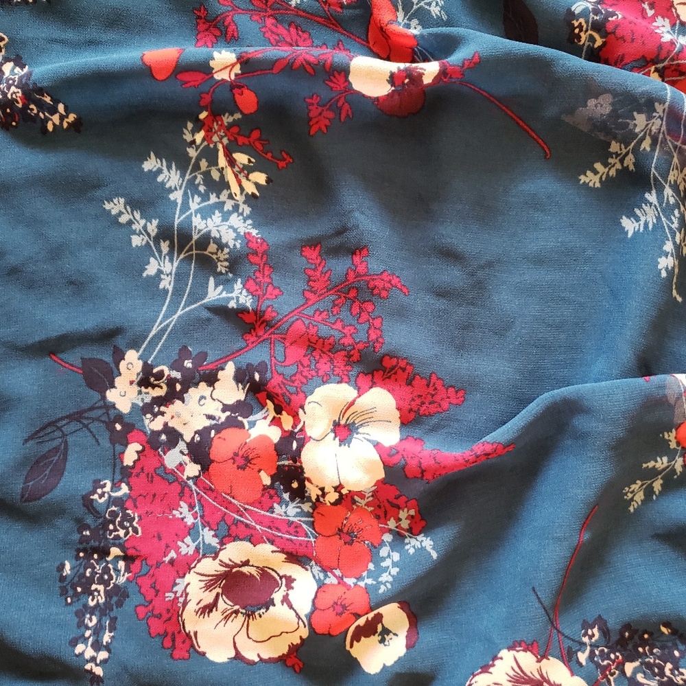 Francescas Blue Rain Dress - Picture 5 of 8